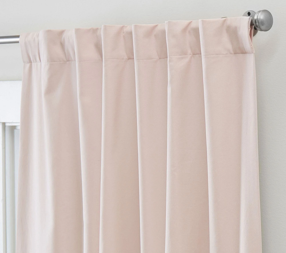 Open Box: Quincy Cotton Canvas Blackout Curtain