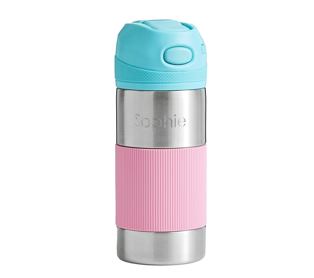 Pink/Aqua Astor Insulated Water Bottle