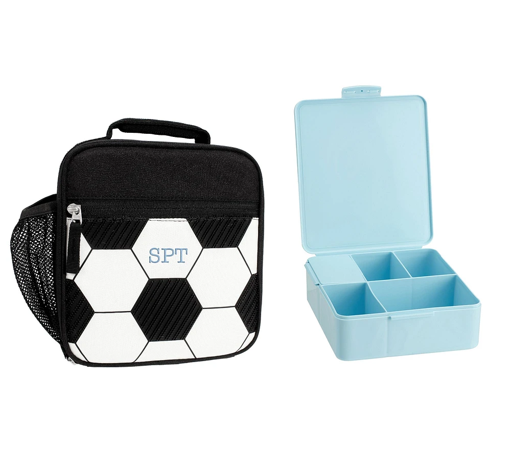 Mackenzie 3-D Soccer Lunch & Bento Bundle, Set of 2