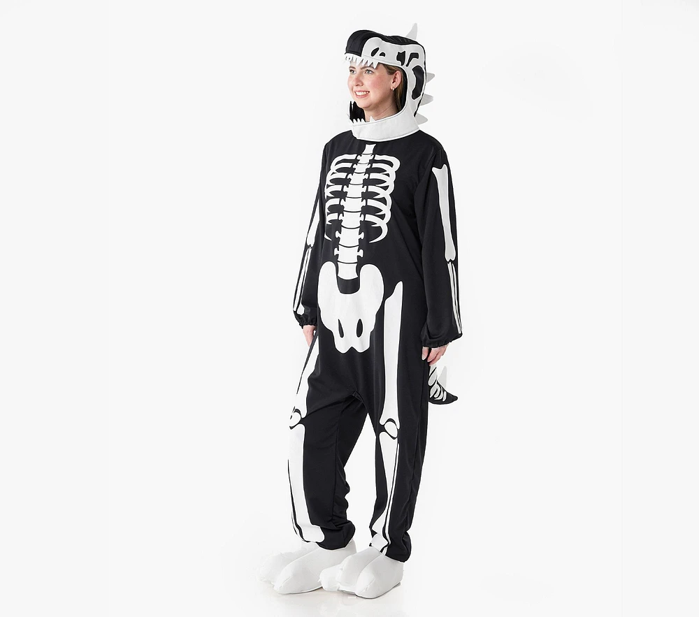 Dino Skeleton Glow-in-Dark Adult Costume