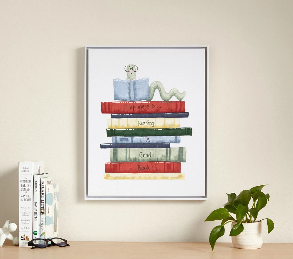 Book Worm Art (20" x 16")