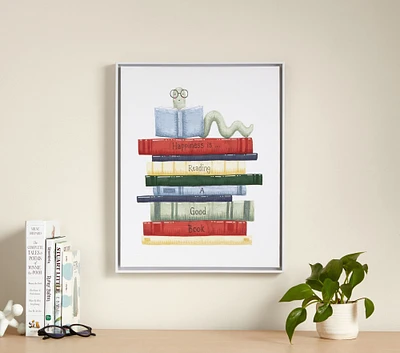 Book Worm Art (20" x 16")