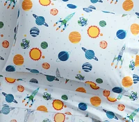 Solar System Glow-in-the-Dark Sheet Set & Pillowcases