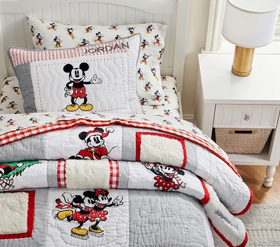 Disney Mickey Mouse Holiday Quilt & Shams