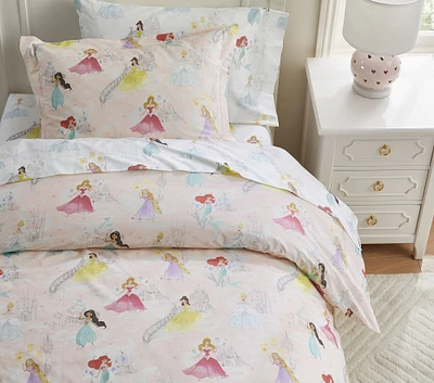 Disney Princess Castles Organic Duvet Cover & Shams