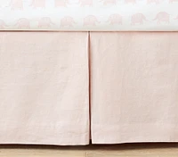 European Linen Crib Skirt