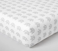 Taylor Organic Crib Fitted Sheet