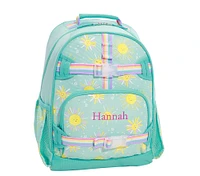 Mackenzie Aqua Sunshine Glow-in-the-Dark Backpacks