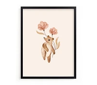 Minted® Animals with Flowers Wall Art by Vivian Yiwing