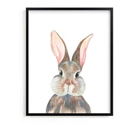 Minted® Curious Bunny Wall Art by Together Apart