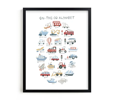 Minted® Transportation Alphabet Wall Art by Teju Reval