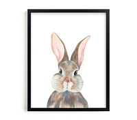 Minted® Curious Bunny Wall Art by Together Apart