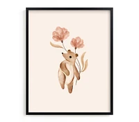 Minted® Animals with Flowers Wall Art by Vivian Yiwing