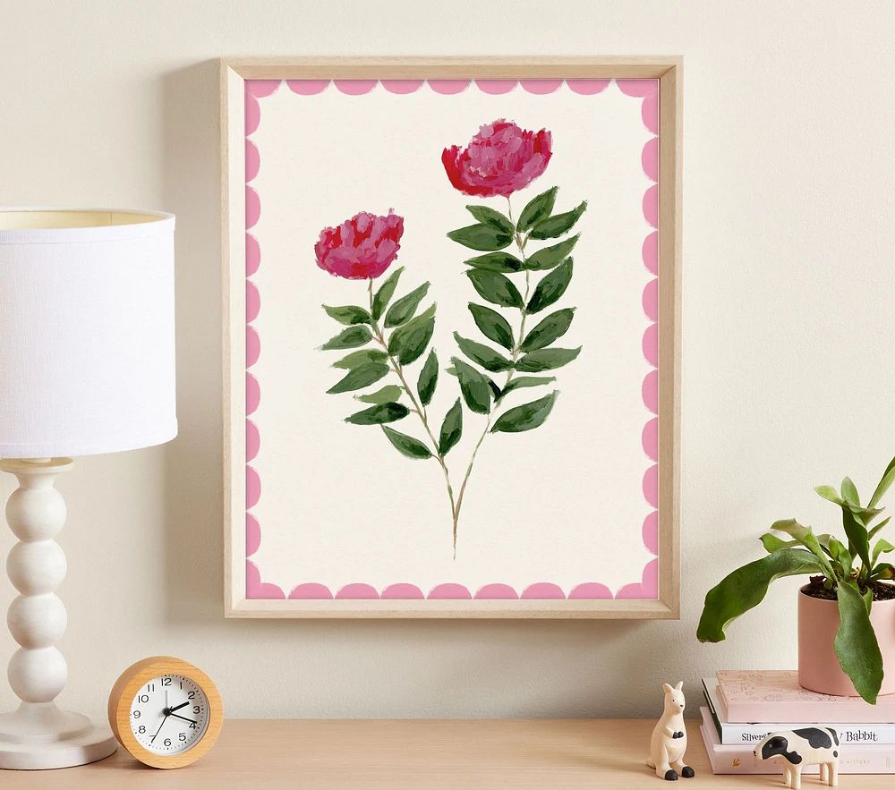 Jordan Connelly Springtime Flower Framed Wall Art