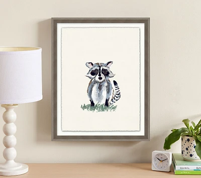 Jordan Connelly Raccoon Pal Framed Wall Art