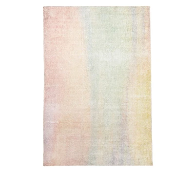 Watercolor Rainbow Printed Rug