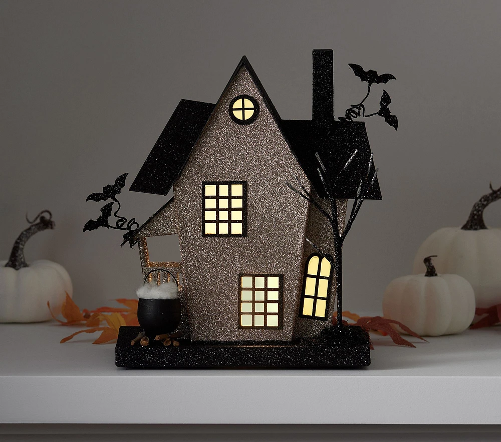 Light-Up Mantel Witch House