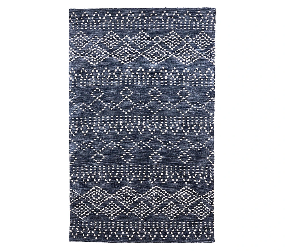 Stain-Resistant Plush Leo Moroccan Rug