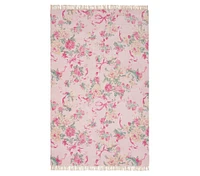 LoveShackFancy Cabbage Rose Wool-Blend Rug