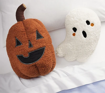 Sherpa Ghost & Pumpkin Pillow Bundle