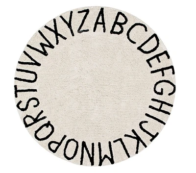 Lorena Canals Machine Washable ABC Round Rug