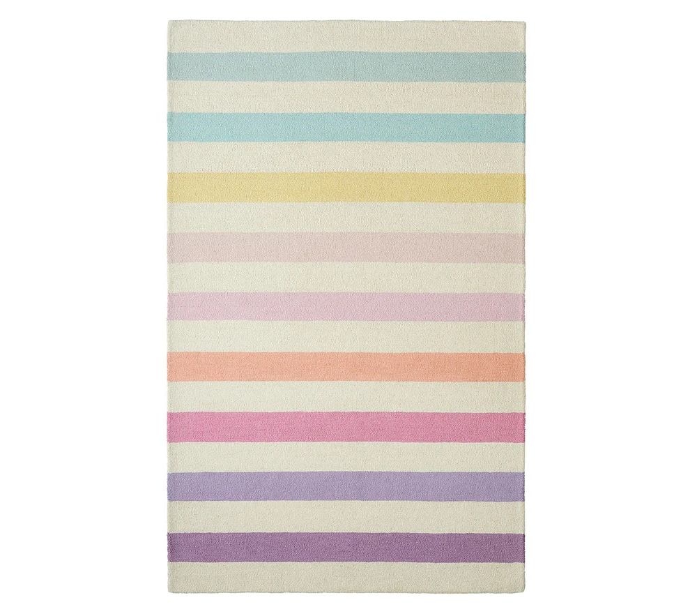 Kayla Rainbow Rugby Stripe Rug