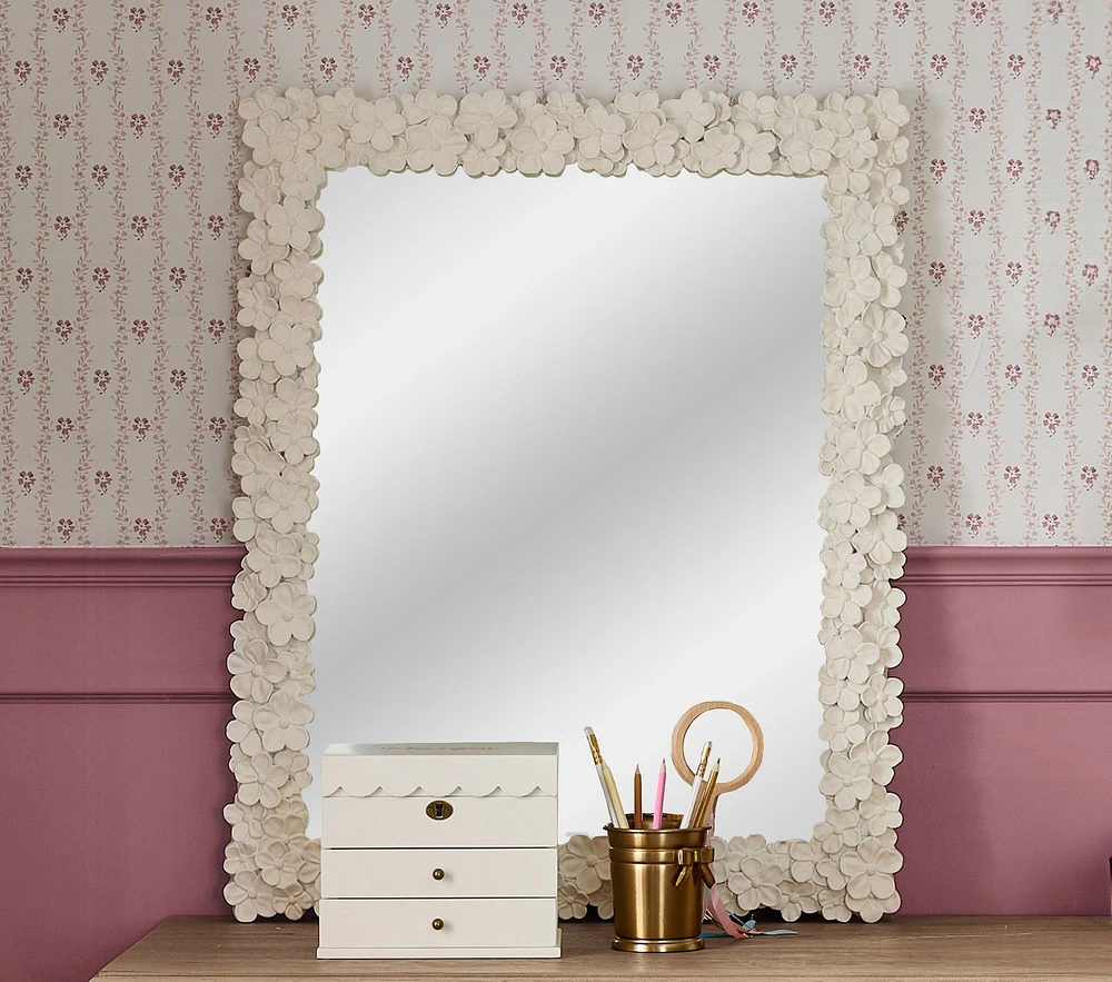 Hydrangea Rectangle Mirror (36" x 26")