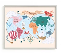 Minted® Exploration Map Wall Art by Breanna Dillon