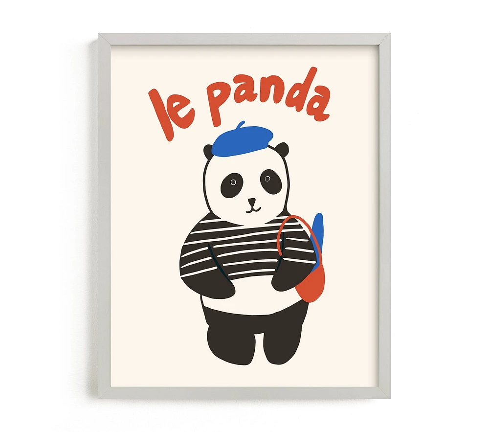 Minted® French Panda Wall Art by Morgan Kendall