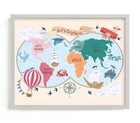 Minted® Exploration Map Wall Art by Breanna Dillon