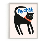 Minted® French Cat Wall Art by Morgan Kendall