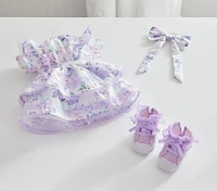 LoveShackFancy Designer Doll Lavender Damask Floral Dress Outfit