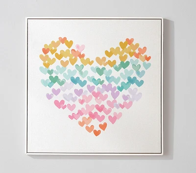 Watercolor Heart Wall Art