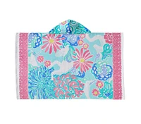 Lilly Pulitzer Unicorns In Bloom Kid Beach Hooded Towel