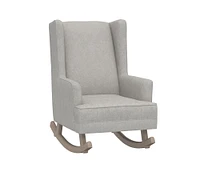 Modern Wingback Rocking Chair