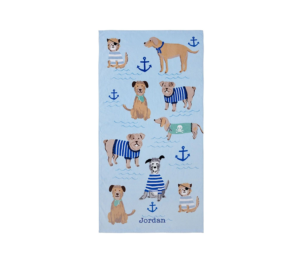 Salty Dog Beach Towel