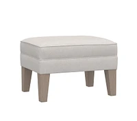 Modern Wingback Ottoman