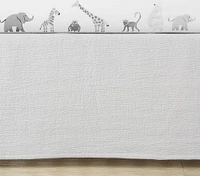 Organic Matelasse Crib Skirt