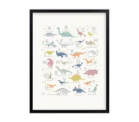 Minted® Alphabet Dinos Framed Art by Teju Reval