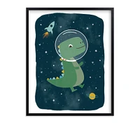 Minted® Dinos Space Framed Art by Annie Holmquist