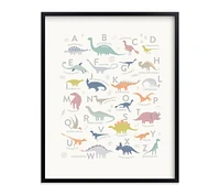 Minted® Alphabet Dinos Framed Art by Teju Reval