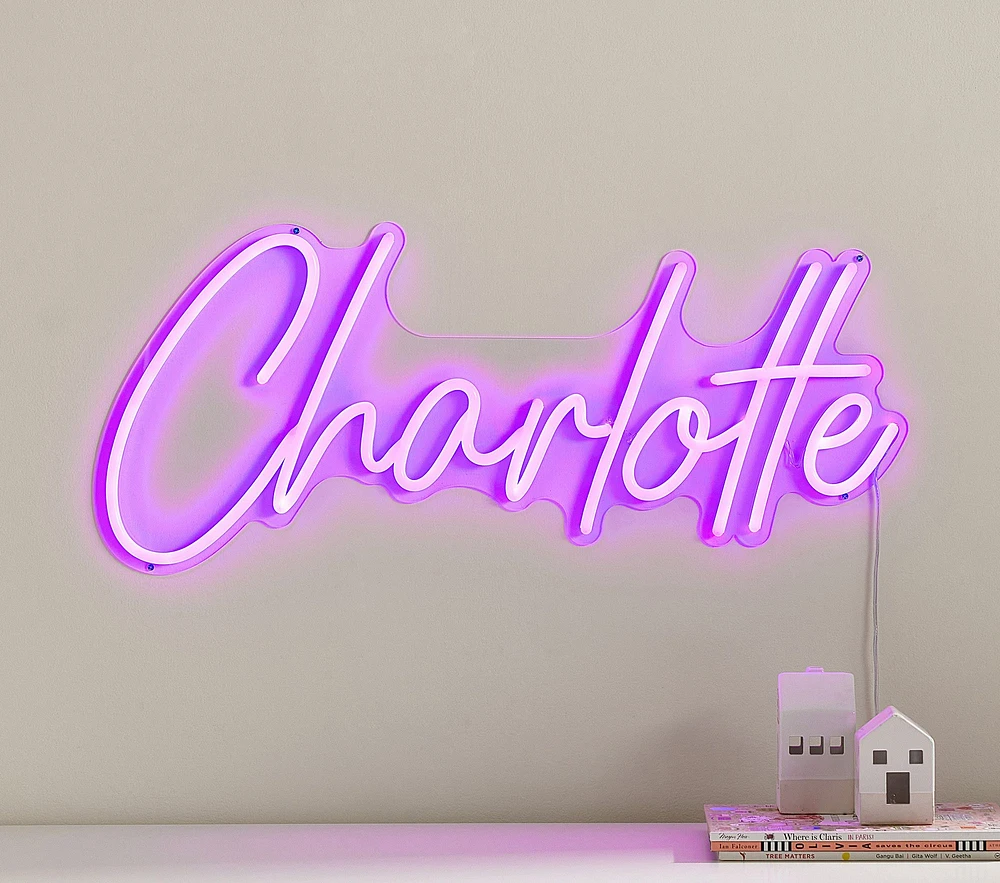 Brite Lite Personalized Name Theo LED Wall Light