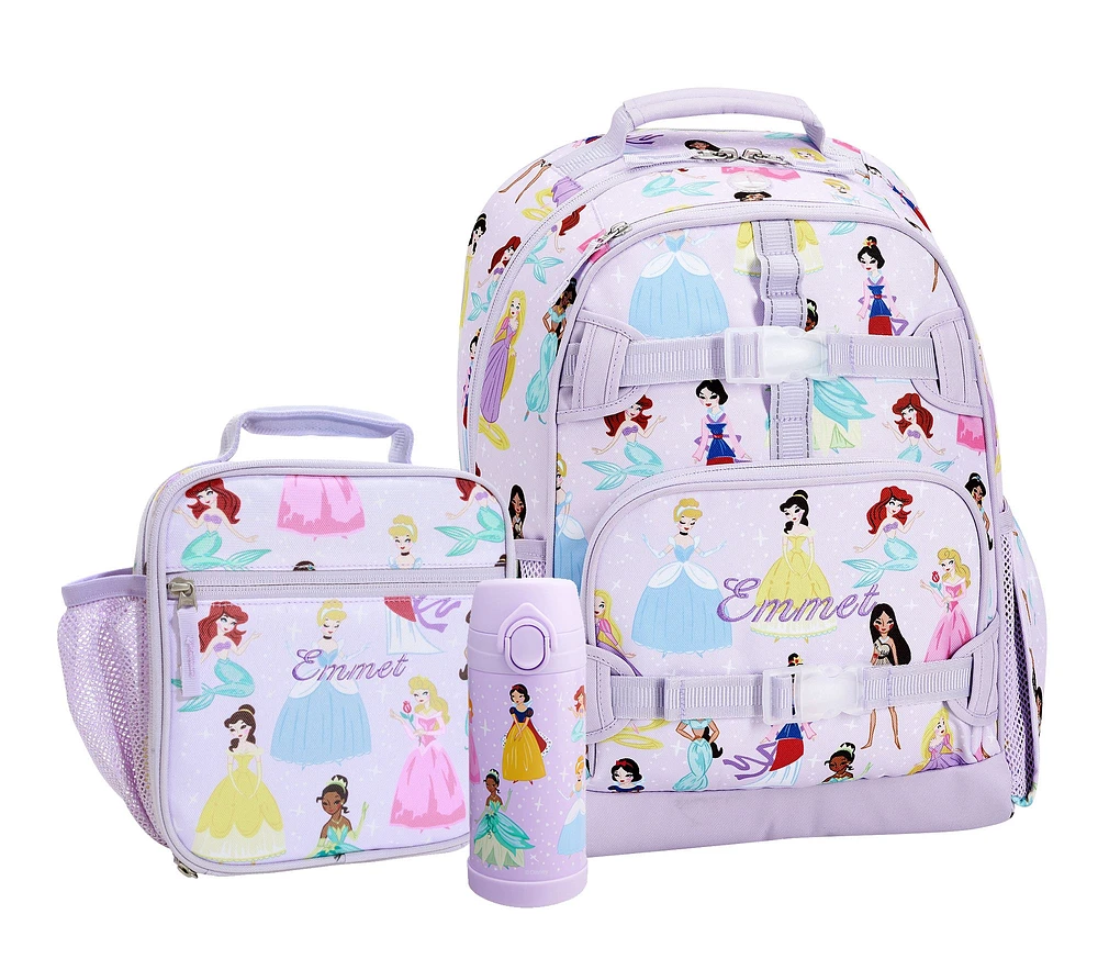 Mackenzie Lavender Disney Princess Backpack & Lunch Bundle, Set Of 3