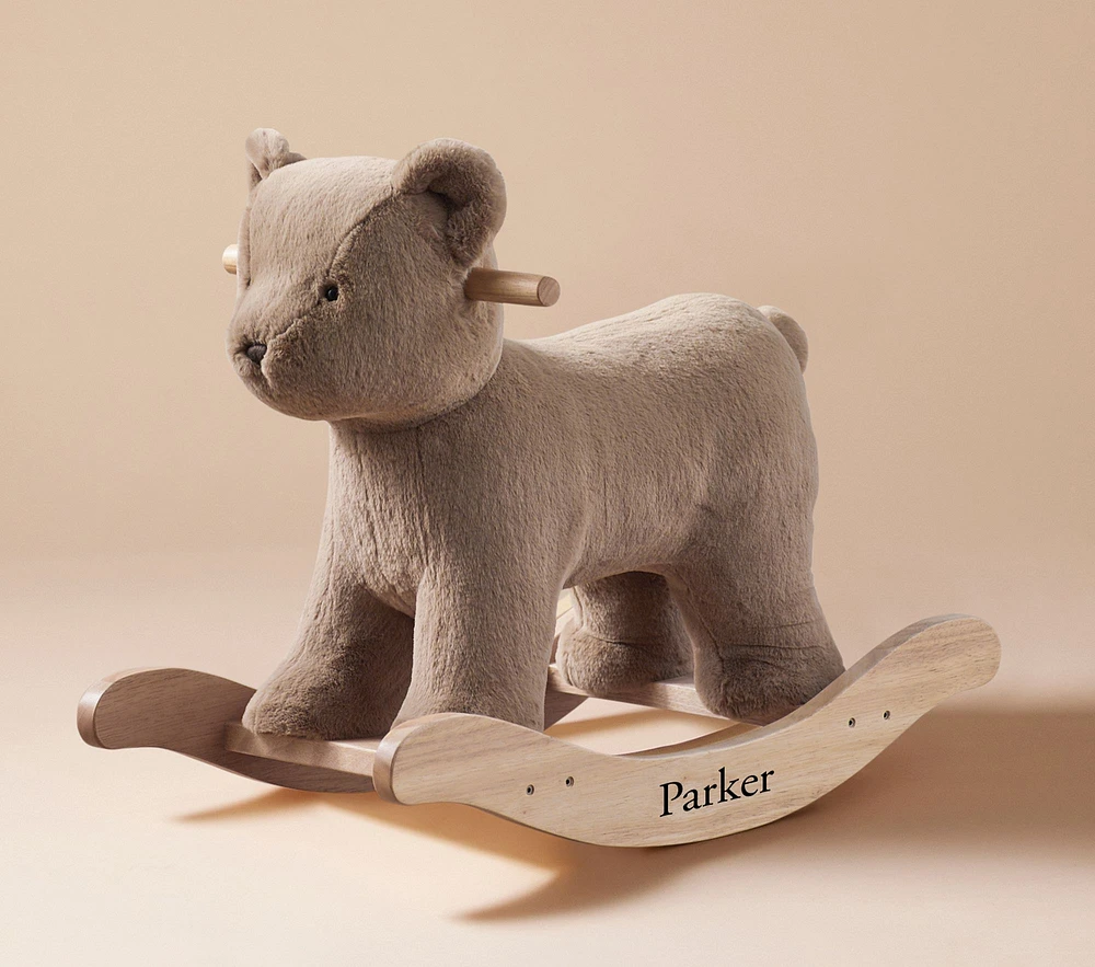 Bear Critter Plush Nursery Rocker