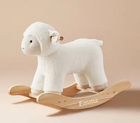 Lamb Critter Plush Nursery Rocker