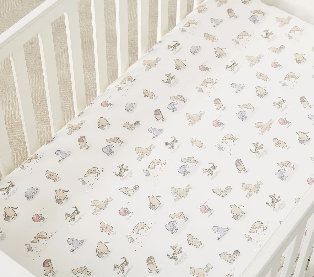 Disney's Winnie the Pooh Organic Crib Fitted Sheet