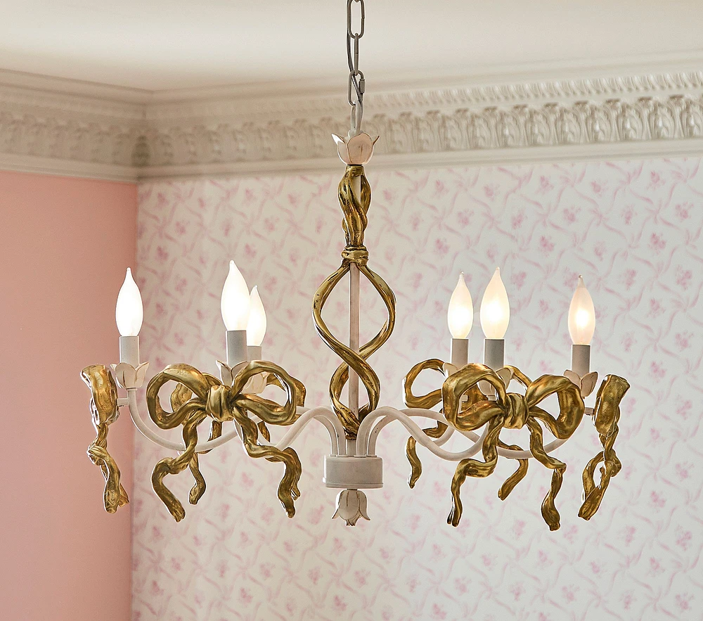 LoveShackFancy Bow Chandelier (24")