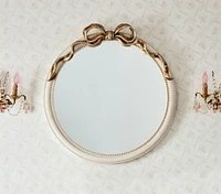 LoveShackFancy Bow Round Mirror (32")