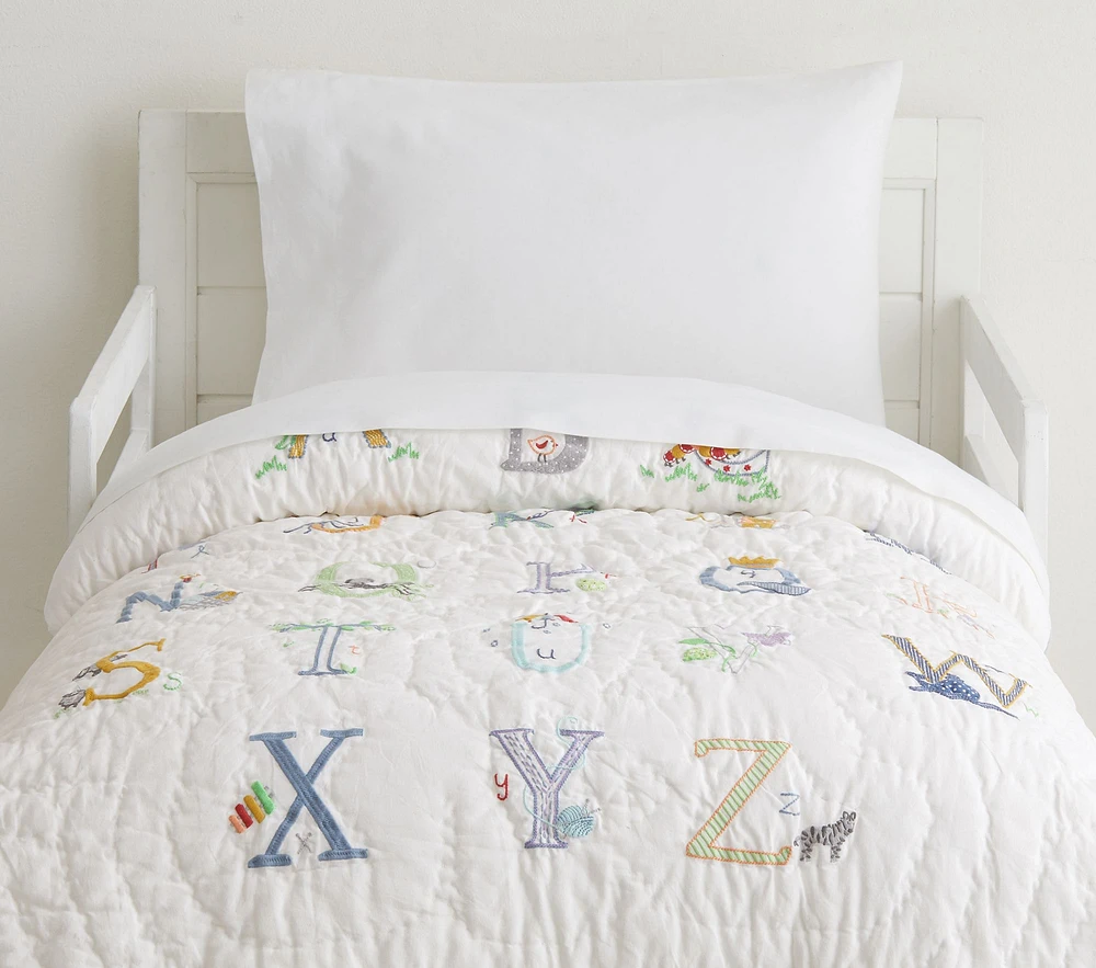 Alphabet Toddler Bedding