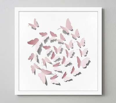 Folded Butterfly Framed Art